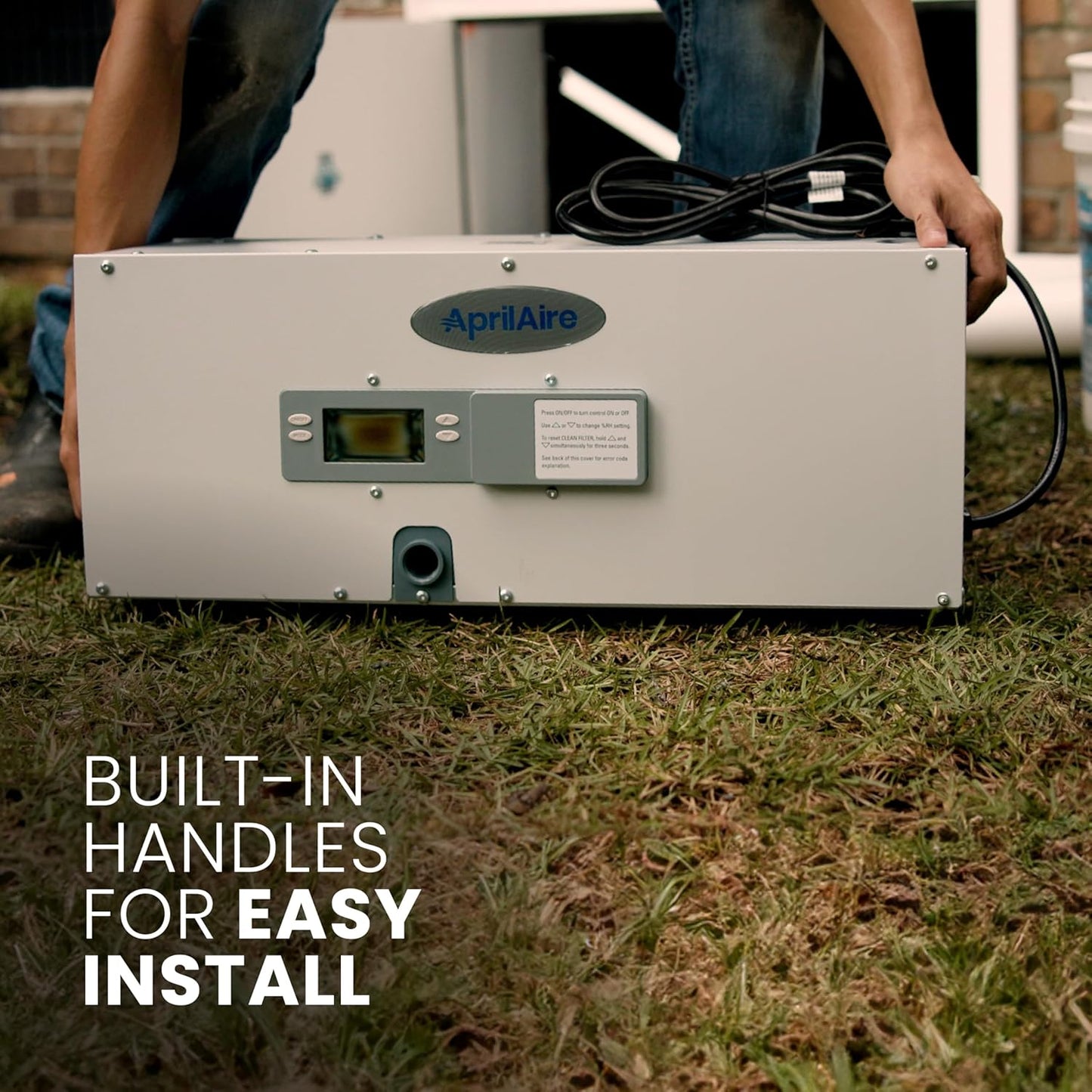 Aprilaire E050 - Basement and Crawl Space Pro Dehumidifier, 50 Pints