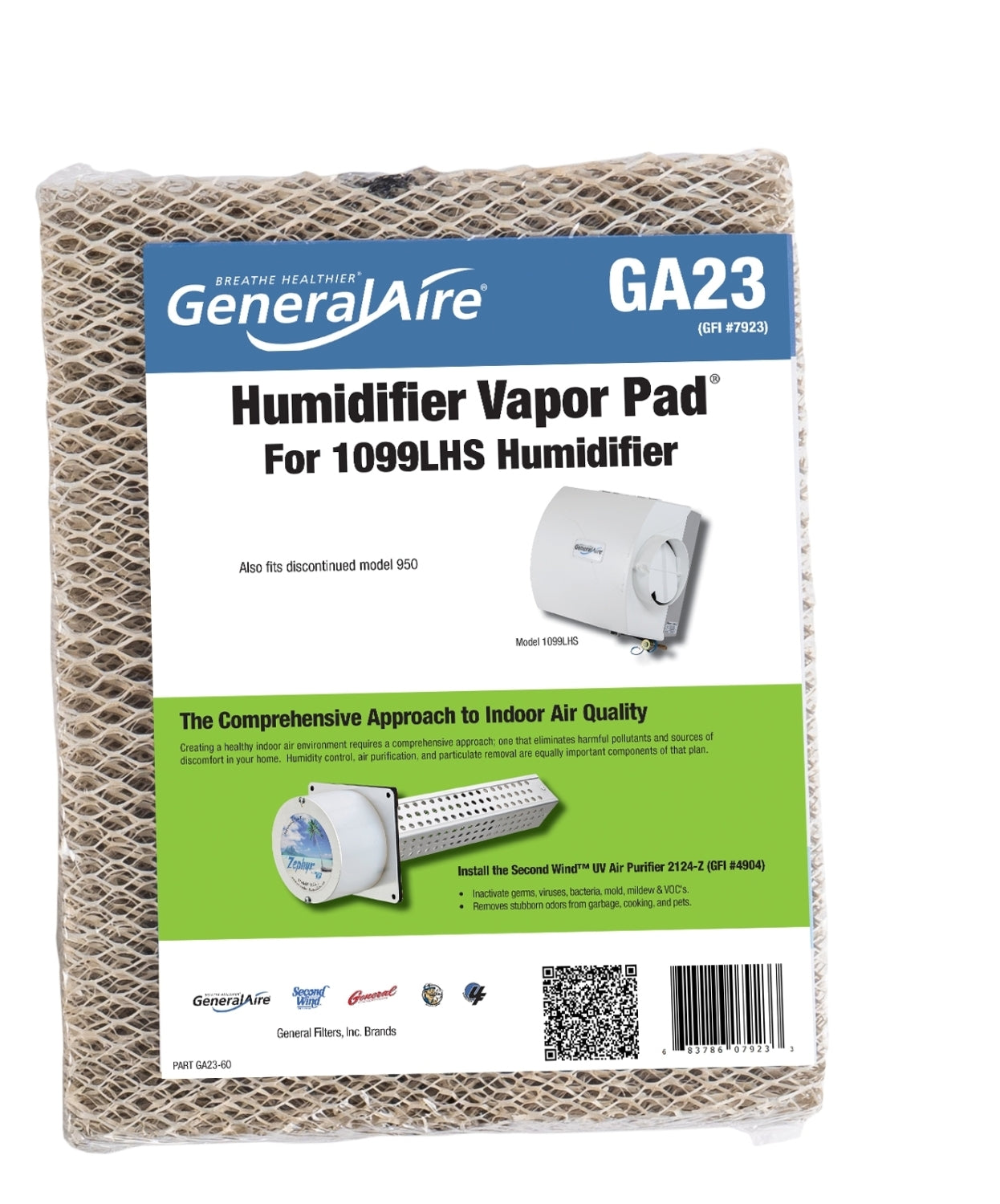 GeneralAire GA23 Water Panel