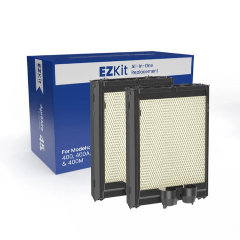 AprilAire H445EZ1A EZKit Humidifier Filter / Water Panel Assembly Replacement Kit for AprilAire Whole-House Humidifier Models: 400, 400A, and 400M (2-pack)