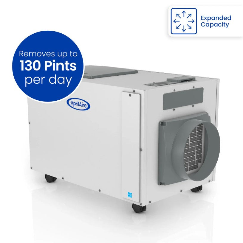 Aprilaire E130C - Whole House Dehumidifier with Casters, 130 Pints