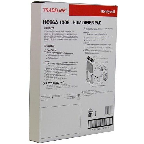 Honeywell HC26A1008 - Humidifier Water Panel for Large Bypass and Fan-Powered Humidifiers-Single Pack