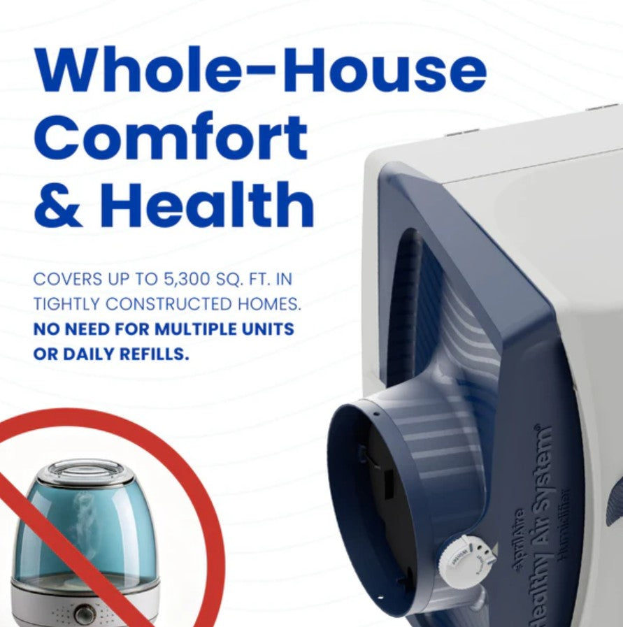 Aprilaire 620A - Whole House Large Bypass Humidifier, Automatic
