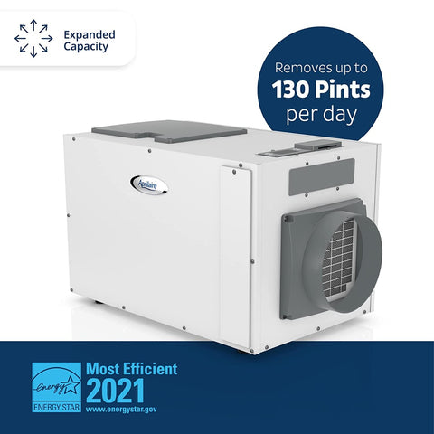 Aprilaire E130C - Whole House Dehumidifier with Casters, 130 Pints