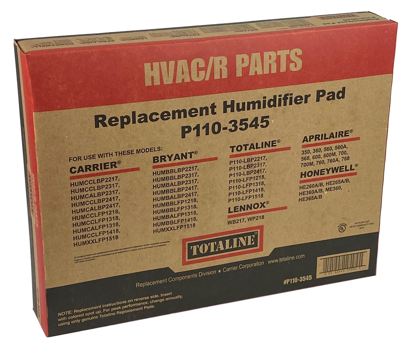 Humidifier Panel Totaline P110-3545 - Humidifier Water Panel (AP #35 Compatible ...